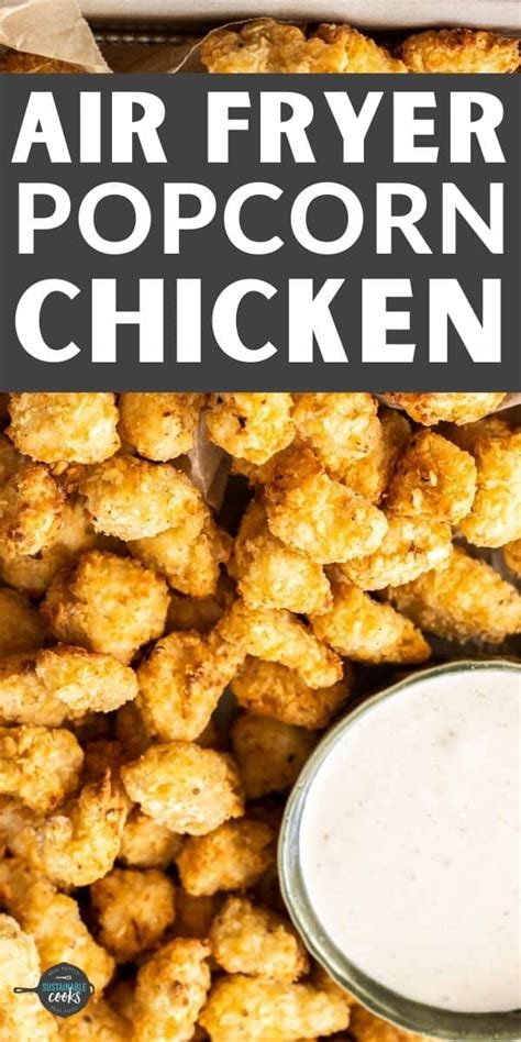 Air Fryer Popcorn Chicken Sustainable Cooks