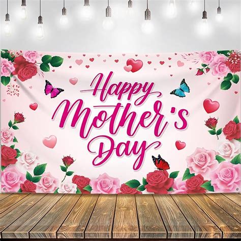 Amazon KatchOn XtraLarge Happy Mothers Day Banner 72x44 Inch