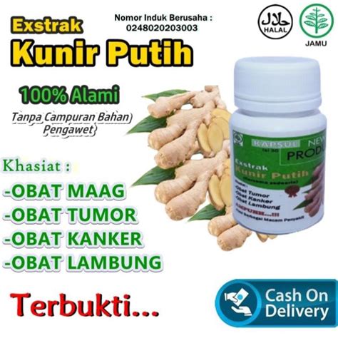 Jual KUNYIT PUTIH PREMIUM ALAM KUNIR PUTIH BUBUK KUNIR PUTIH SERBUK