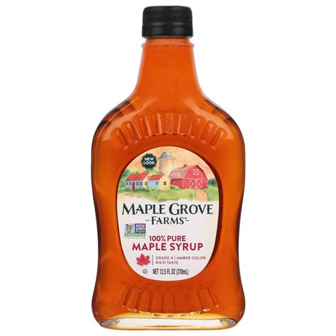 Save On Maple Grove Farms Maple Syrup Dark Amber Grade A Pure All