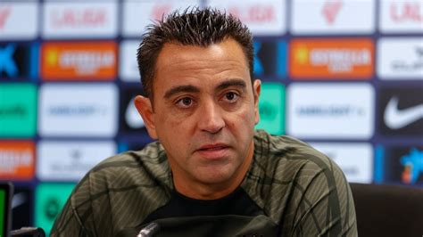 Fc Barcelona Celta La Rueda De Prensa De Xavi Hern Ndez En Directo Y