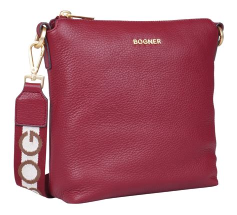 Bogner Schultertasche Andermatt Flavia Shoulderbag S Darkred Modeherz