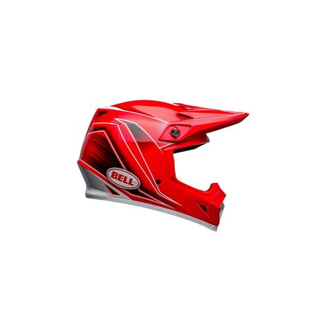 Bell Helmets Mx 9 Mips Zone Glossy Red Helmet