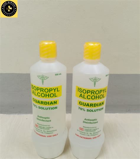 Isopropyl Alcohol Guardian 500ml Lazada Ph