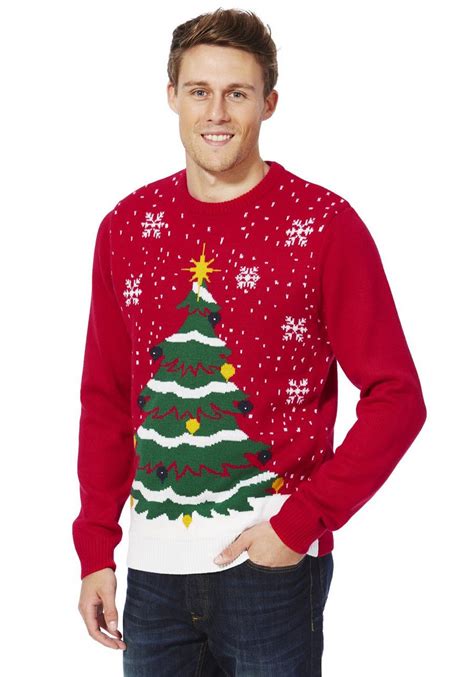 Fandf Light Up Christmas Tree Jumper Light Up Christmas Jumpers