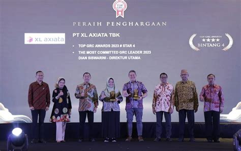 Penerapan Prinsip Esg Terus Ditingkatkan Xl Axiata Raih Top Grc Awards