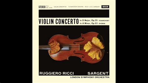 Tchaikovsky Violin Concerto In D Major Op Ruggiero Ricci