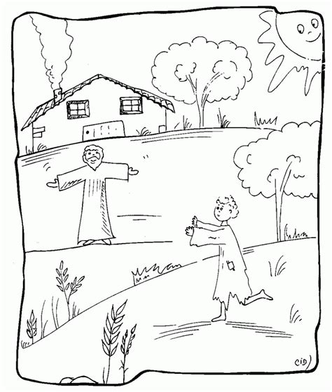 Free Prodigal Son Coloring Pages Preschool, Download Free Prodigal Son ...