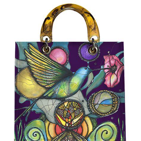 Purple Tote Bag Clutch N Tote