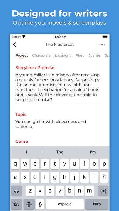 Character Story Planner App Nanaxcell