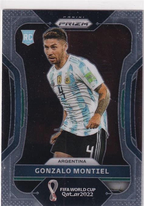 Panini Prizm Soccer World Cup Qatar No Gonzalo Montiel Rookie