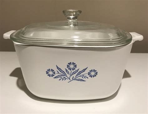 CORNING WARE Cornflower Blue 1 3 4 Quart Casserole With Lid Etsy