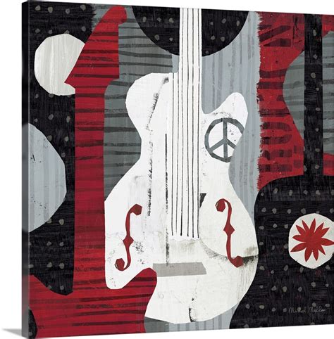 Great BIG Canvas | "Rock 'n Roll Guitars" Canvas Wall Art - Walmart.com ...