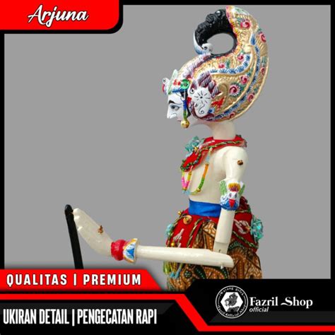 Jual Wayang Golek Arjuna Pandawa 5 38 Cm Qualitas Premium Shopee