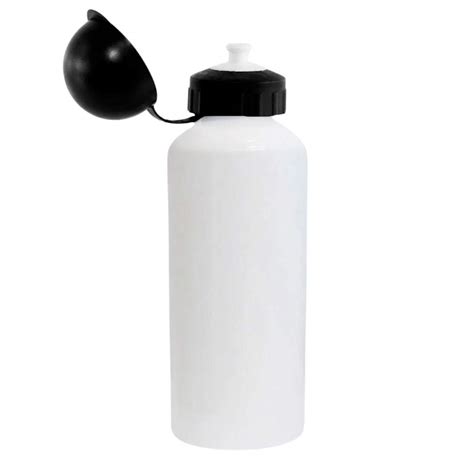 Squeeze de Alumínio Branco Tampa Bolinha para Sublimação 600ml Só