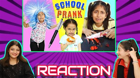 Funny PRANKS And TRICKS Back To School REACTION MyMissAnand