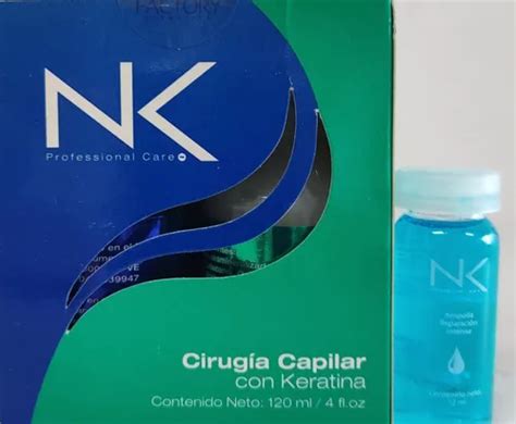 Nk Cirugia Capilar Con Keratina Ml Ampolla Obsequio Mercadolibre