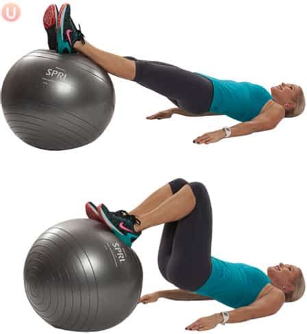 How To Do Stability Ball Hamstring Roll In