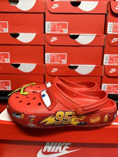 Crocs Classic Clog Lightning Mcqueen Sizes 5 13 Ships Fast Free Ship Ebay