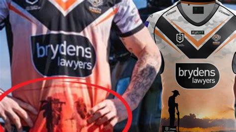 NRL 2023 Wests Tigers Anzac Day Jersey Reveal Design Changed Daily