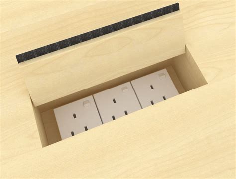 Chipboard Flipper Wire Box 4 Gang 6 Gang Office Furniture