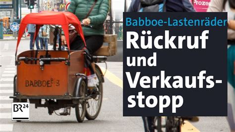 Babboe Lastenr Der R Ckruf Und Vorl Ufiger Verkaufsstopp Abendschau