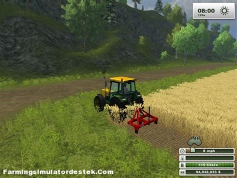 Evers Java Kırmızı Kültivatör FSDESTEK Farming Simulator Oyunları