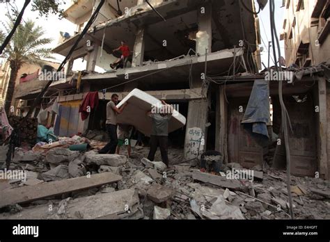 Gaza Stadt Gazastreifen Palästinensische Gebiete 12 Juli 2014