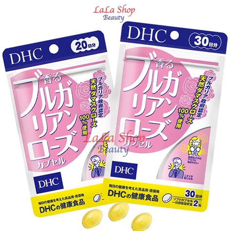 Viên Uống Hoa Hồng DHC Bulgarian Rose Capsule Nhật Bản Thế Giới Skin Care