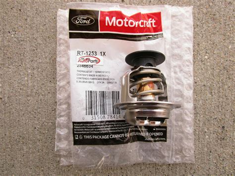 FORD 1X4Z 8575 A 1X4Z8575A MOTORCRAFT RT 1228 ENGINE COOLANT THERMOSTAT