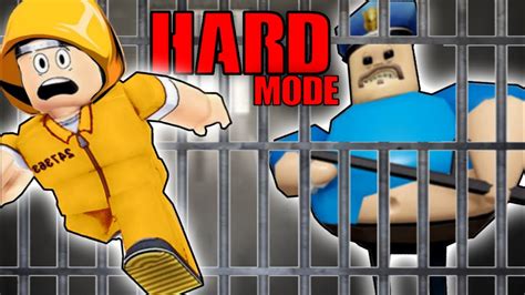 Escaping The Crazy Barry S Prison In Roblox Hard Mode Youtube