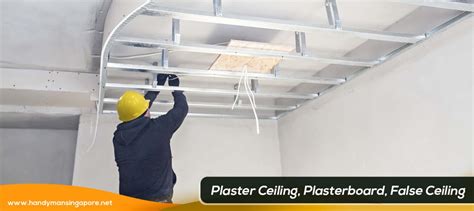 Gypsum Wallboard Plasterboard Ceiling Repair Installation