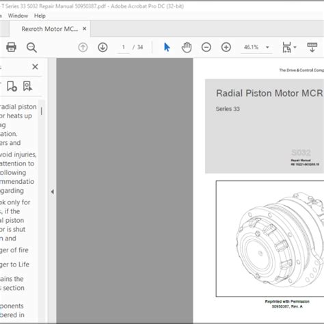 Rexroth Mobile Hydraulics A Vm Ctm X Repair Manual En