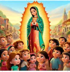 Pin De Susana Saldivar En Our Blessed Mother Virgen Caricatura