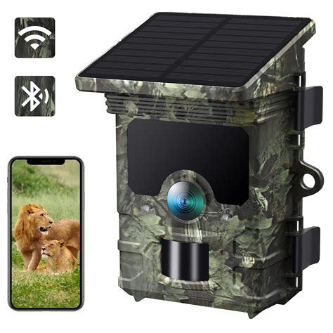 Campark Solar Powered Trail Camera Mp K Fps Wifi Bluetooth Deer