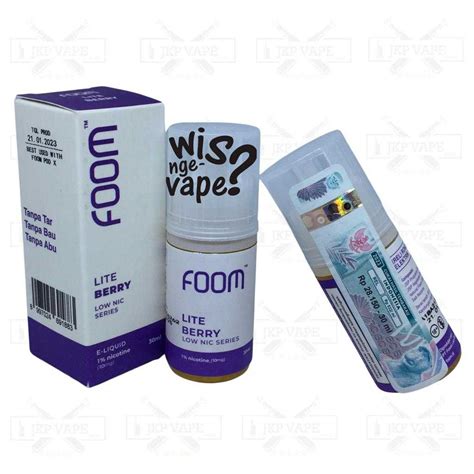 Jual Foom Lite Berry Ml Salt Nic Liquid Vape By Foom Lab