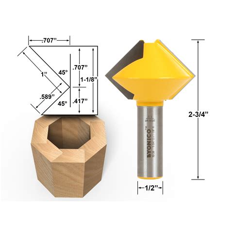 Joinery :: Birdsmouth Glue Joint :: Bird's Mouth Glue Joint Router Bit ...