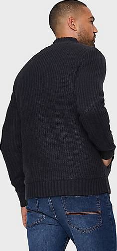 Threadbare Stehkragenpullover In Dunkelblau Bestellen