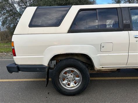 1987 Toyota 4runner Suv White For Sale