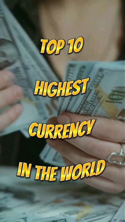 Top 10 Highest Currency In The World 😱🌍 Shorts Shortvideo Top10