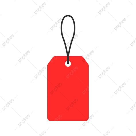 Price Tag Clipart Vector Red Paper Price Tags Or Gift Tag Round Sale