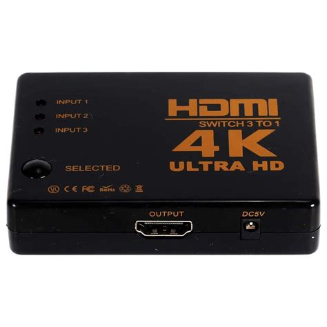 Hub Switch Hdmi Entradas E Sa Da Kabum