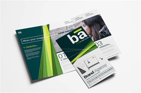 Brand Agency Tri Fold Brochure Template Psd Ai Vector Brandpacks