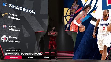 Nba K Rare Builds Way Point Power Forward Youtube