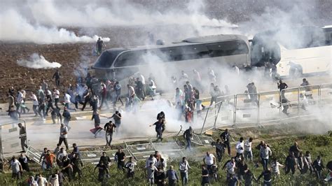 Turks Demonstrate At Incirlik Air Base Against US Support For Israel