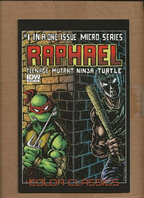 Raphael Teenage Mutant Ninja Turtles 1 Micro Idw Reprint Tmnt Color