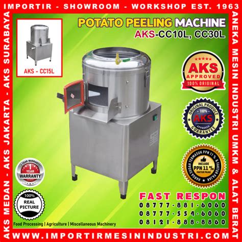 Jual AKS Potato Peeling Machine Mesin Pengupas Kentang BERGARANSI AKS