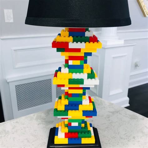 Custom Minifigure Display Lamp Made Of Lego® Bricks Etsy