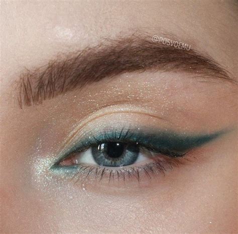 Teal eye makeup – Artofit