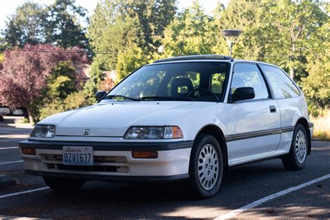 No Reserve 1989 Honda Civic Si 5 Speed For Sale On Bat Auctions Sold